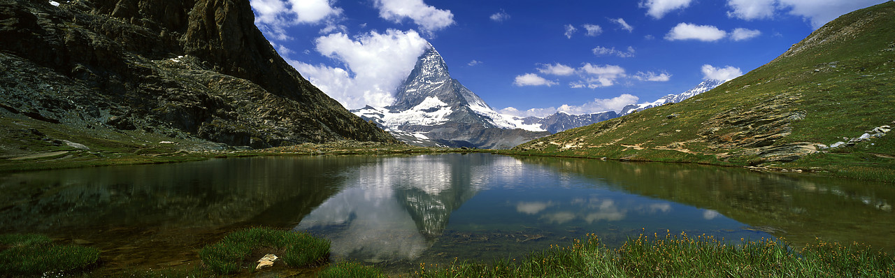 #060378-4 - Matterhorn Reflecting in Riffelsee, Zermatt, Switzerland
