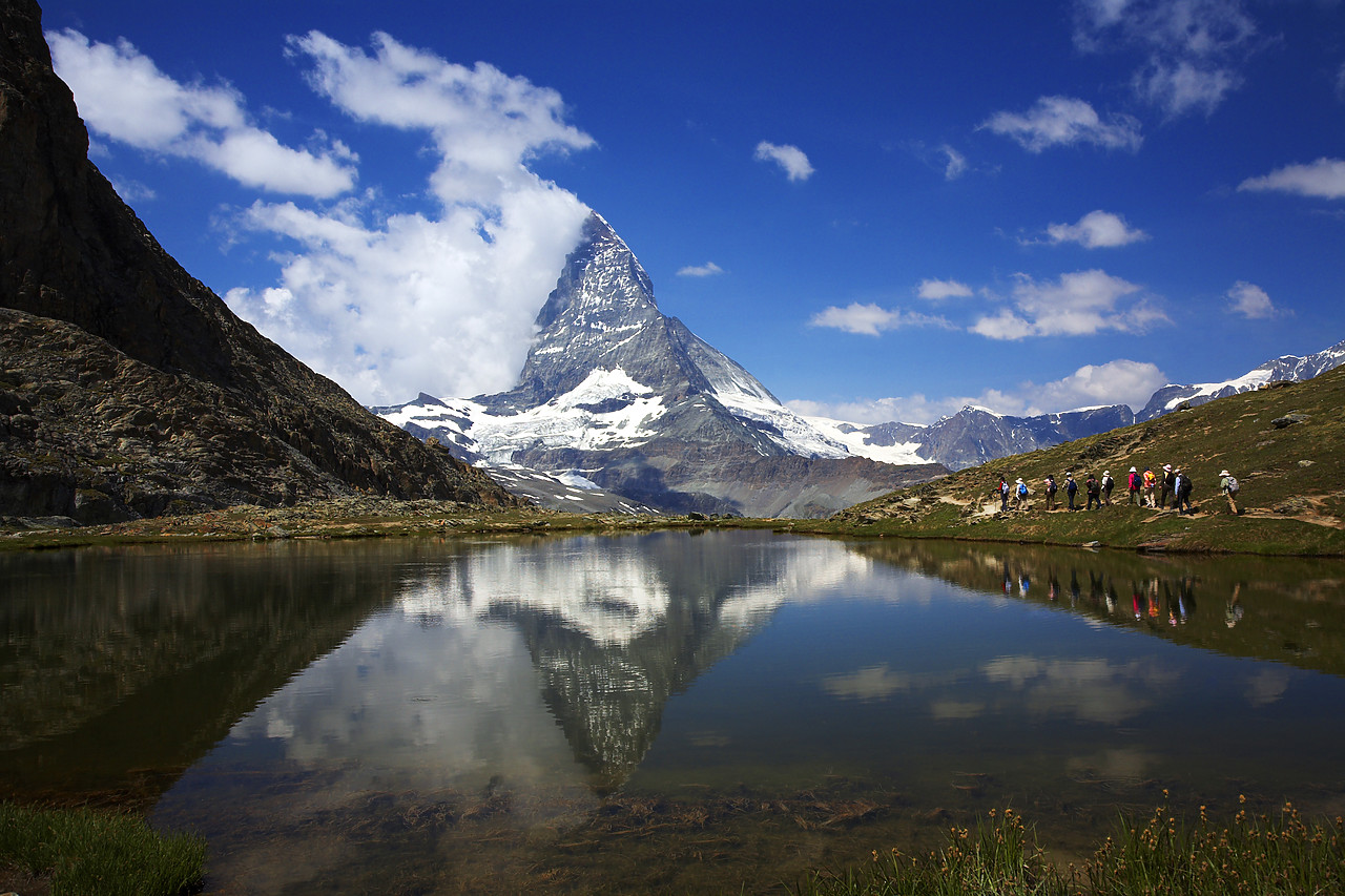 #060379-1 - Matterhorn Reflecting in Riffelsee, Zermatt, Switzerland