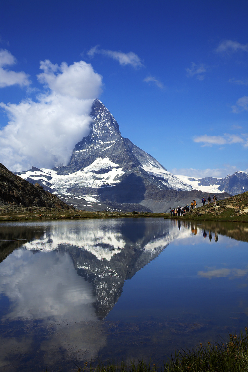 #060379-2 - Matterhorn Reflecting in Riffelsee, Zermatt, Switzerland