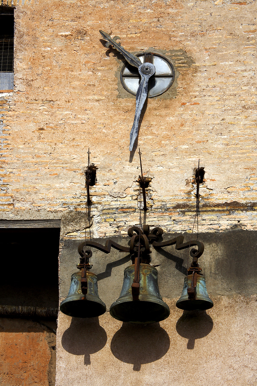#060402-1 - Clock Face & Bells, Castle St. Angelo, Rome, Italy