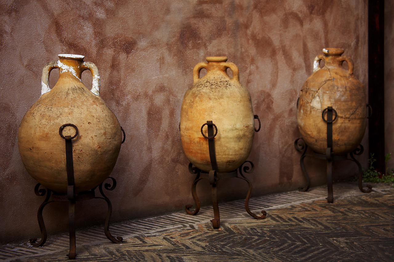 #060403-1 - Three Urns, Castle St. Angelo, Rome, Italy