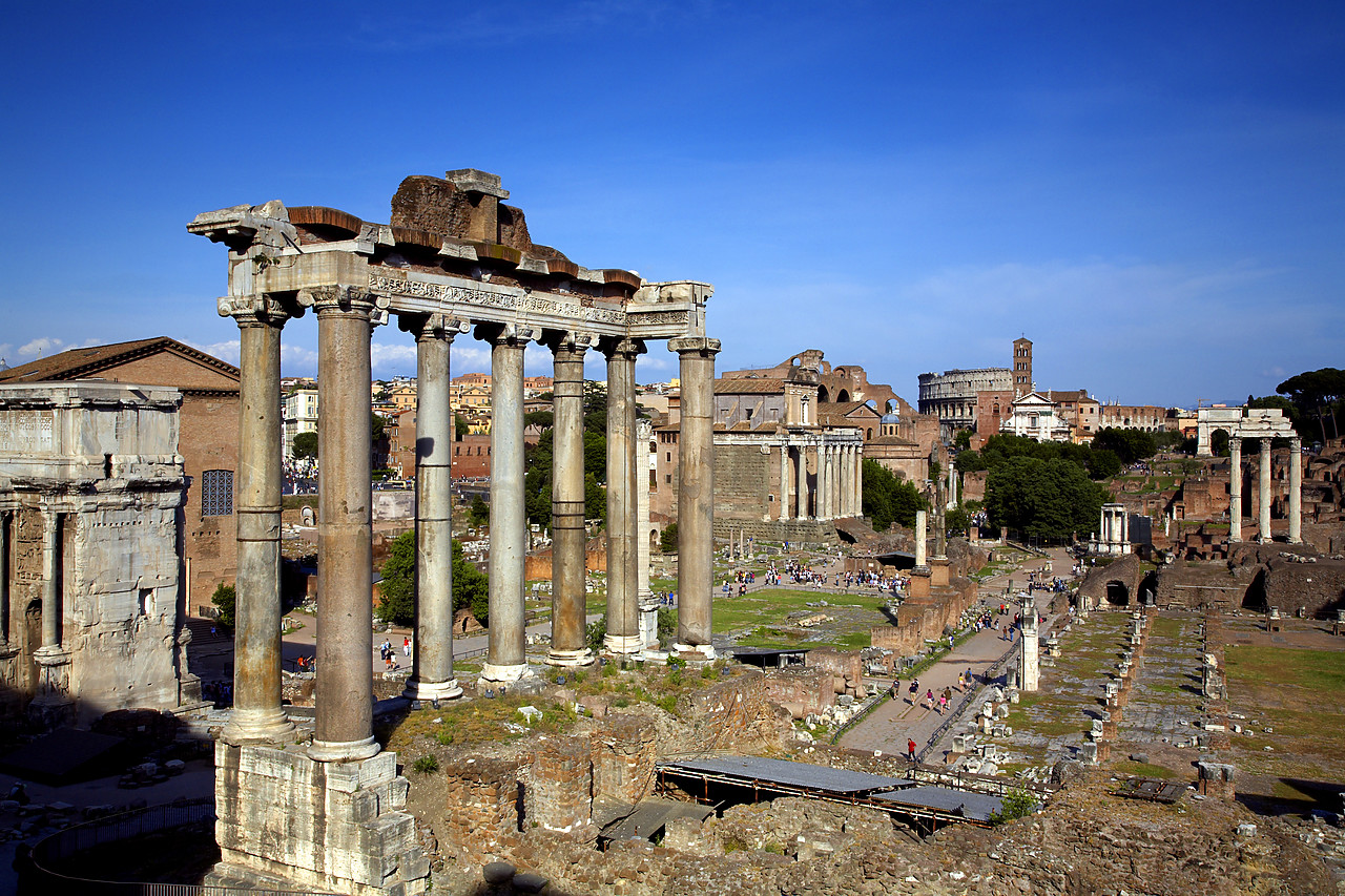 #060446-1 - Roman Ruins of the Forum, Rome, Italy