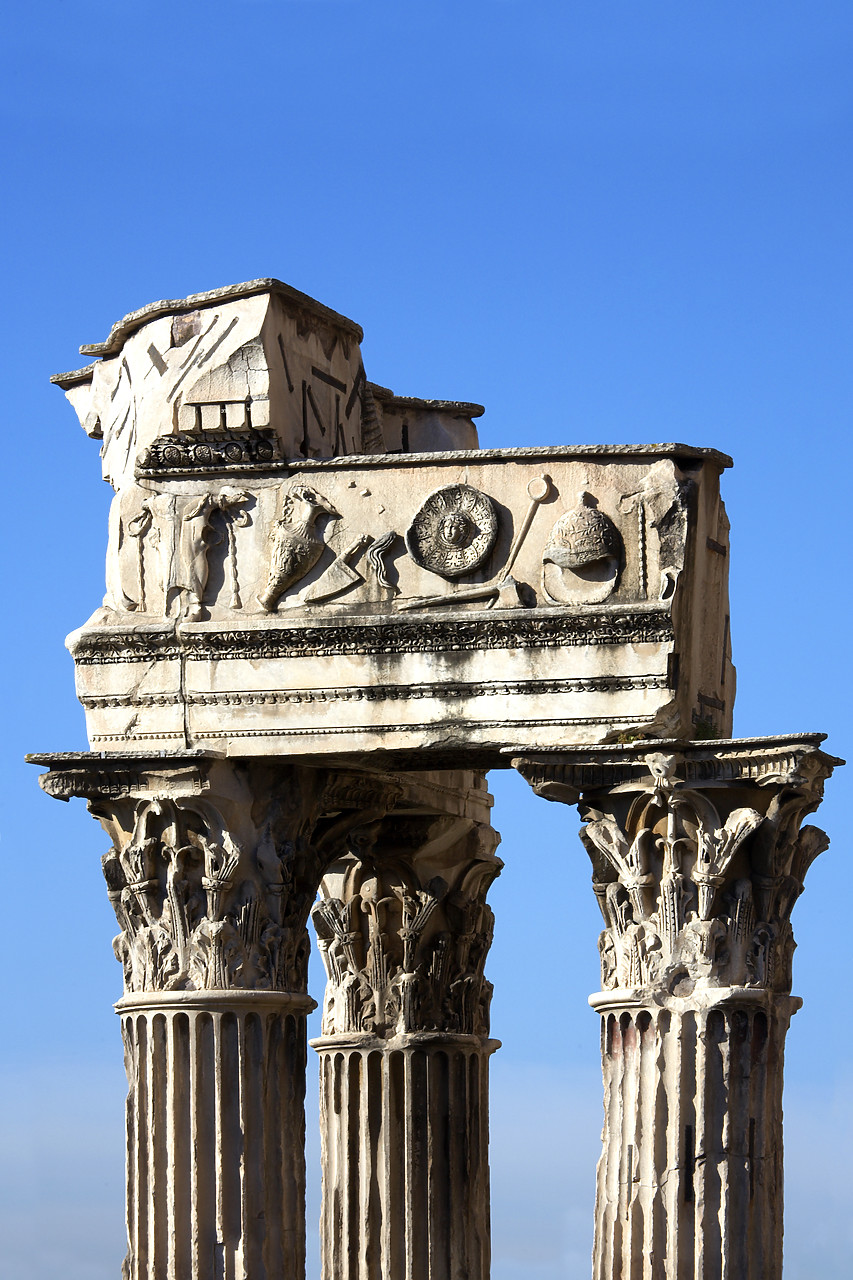 #060448-1 - Corinthian Columns of Caesar's Forum, Rome, Italy