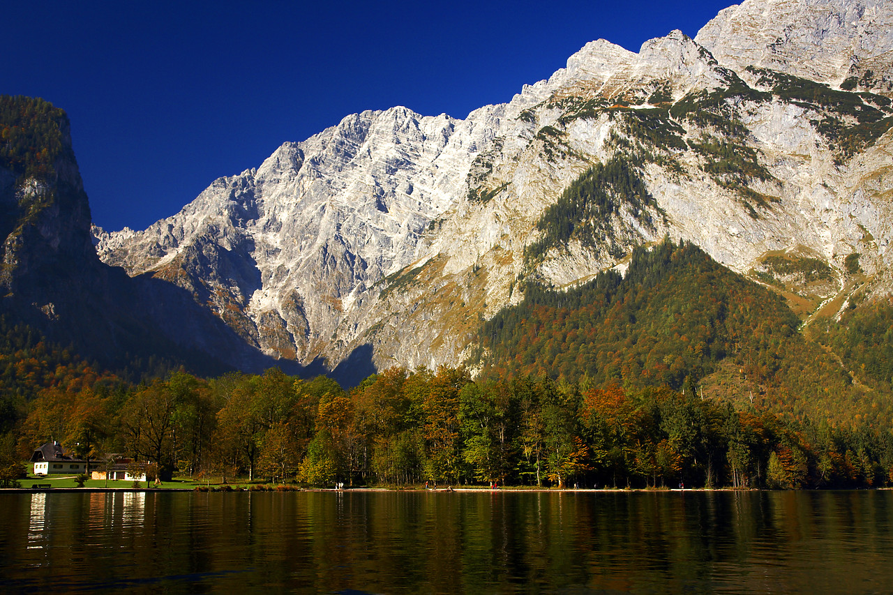 #060486-1 - Lake Konigsee & the Watzmann Mountain Range, Berchtesgaden National Park, Germany