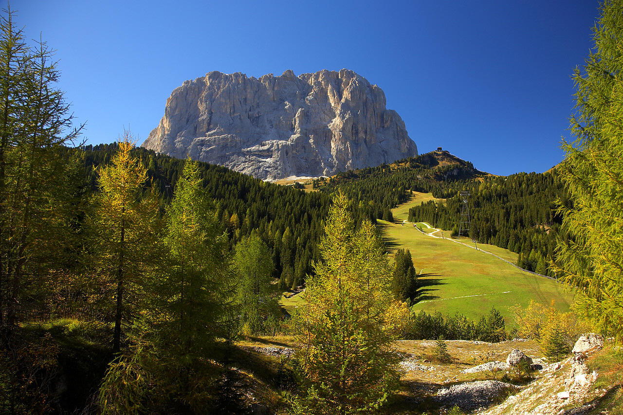 #060564-1 - Sasso Lungo Langkofel, near Wolkenstein, Dolomites, Italy