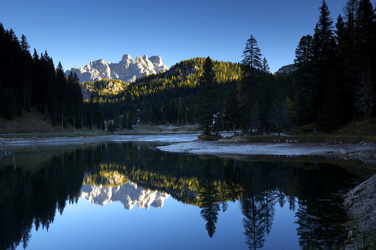 #060626-1 - Lake Misurina Reflections, Dolomites, Italy