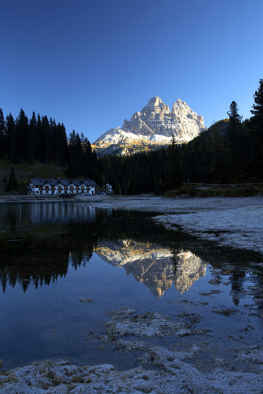 #060630-2 - Lake Misurina Reflections, Dolomites, Italy