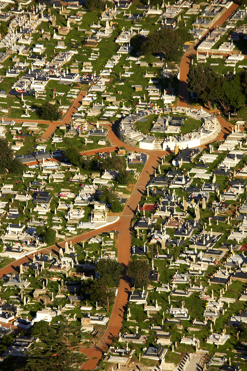 #060683-1 - Aerial View of Cemetery, Gibraltar