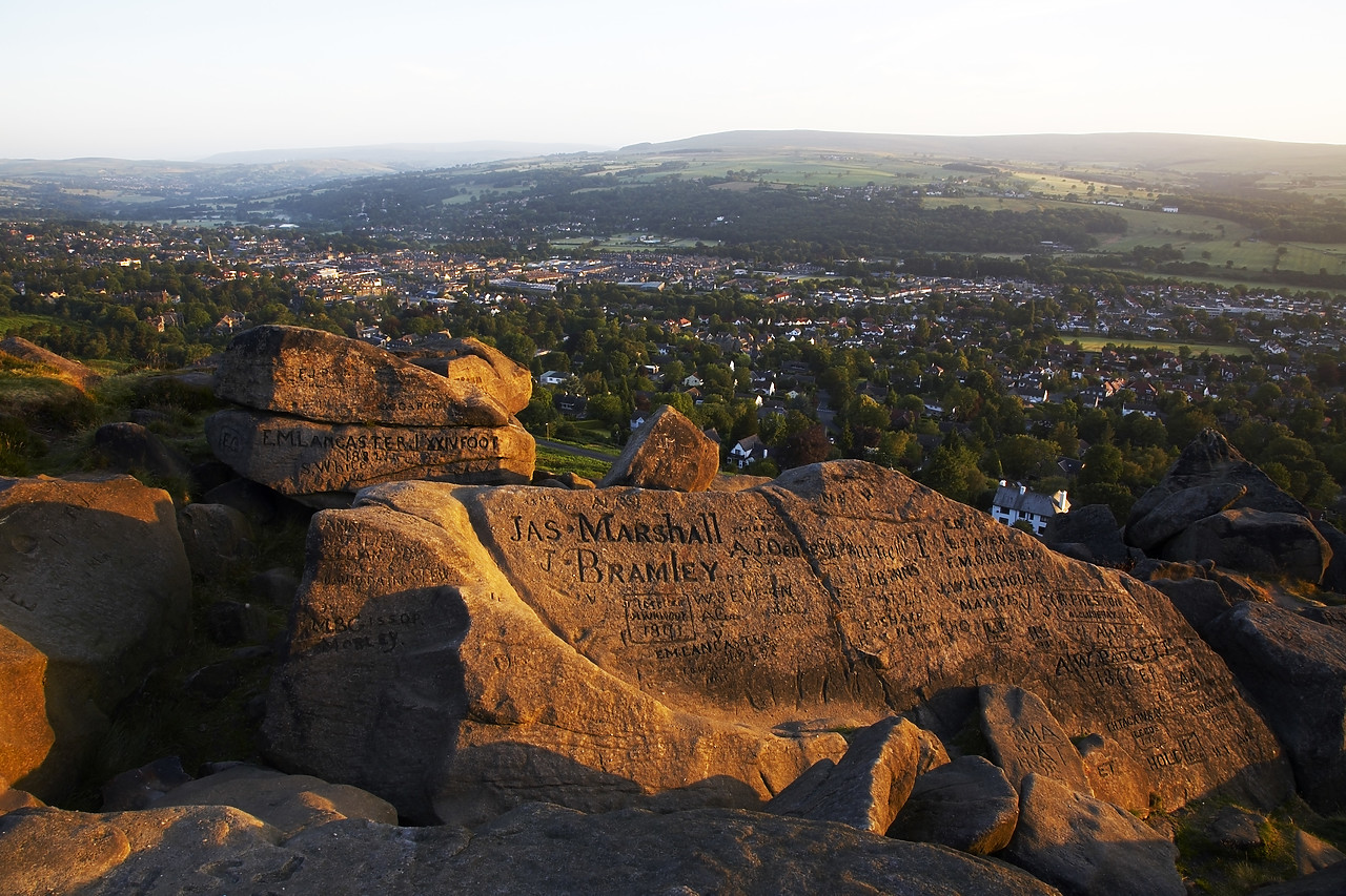 #060850-1 - Victorian Graffiti on Ilkley Moor, West Yorkshire, England