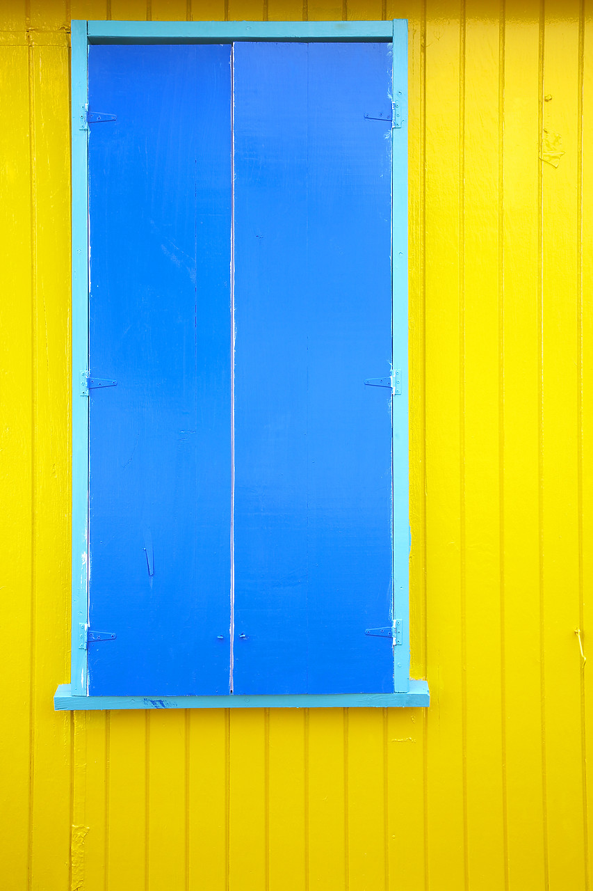 #070037-1 - Colourful House Details, Antigua, Caribbean, West Indies