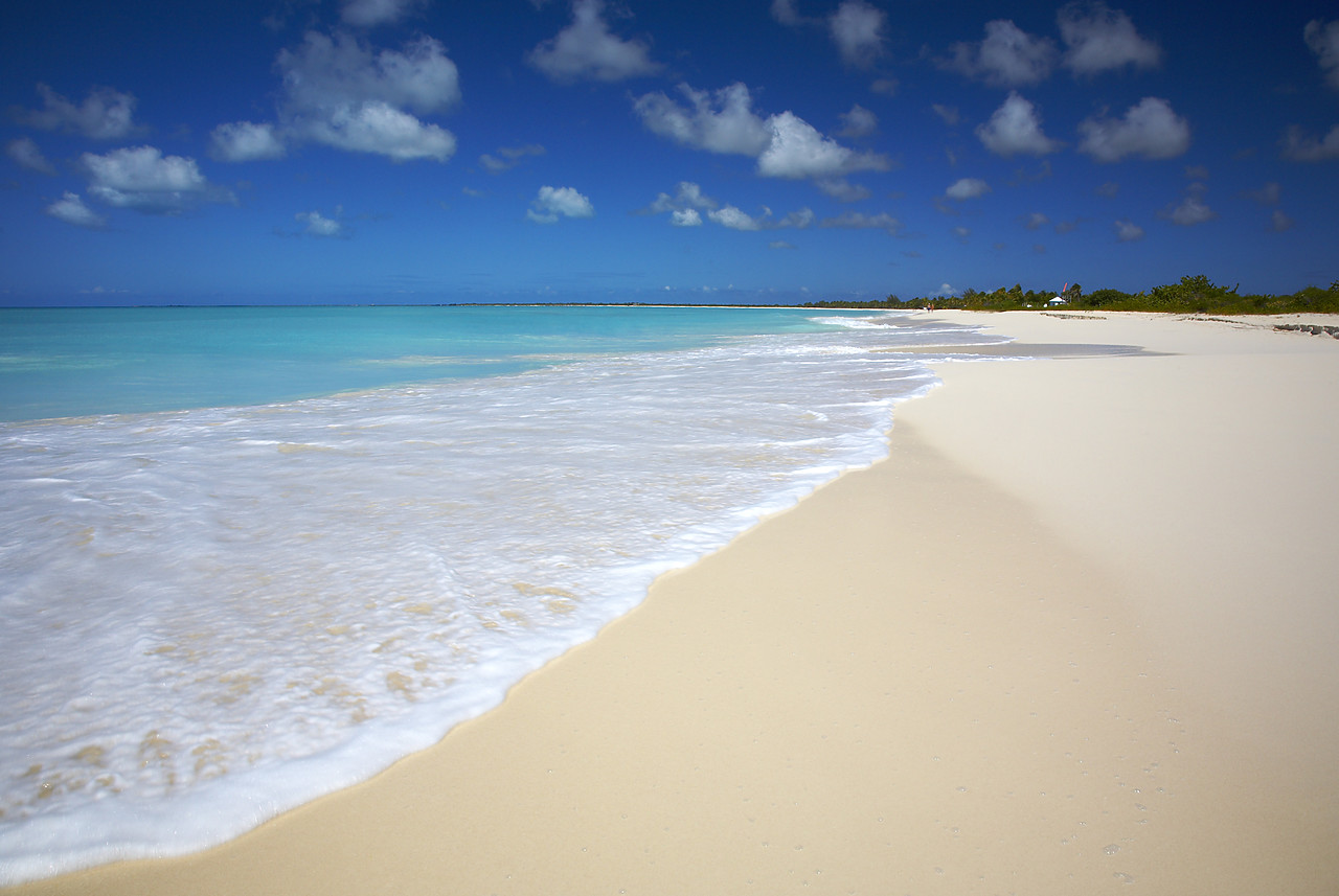 #070068-1 - Pristine White Sandy Beach, Barbuda, Caribbean, West Indies