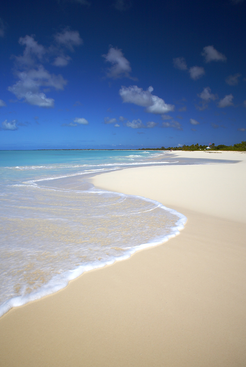 #070068-3 - Pristine White Sandy Beach, Barbuda, Caribbean, West Indies