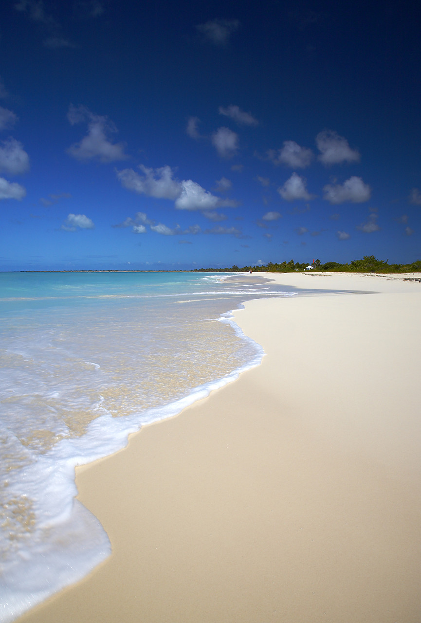 #070068-4 - Pristine White Sandy Beach, Barbuda, Caribbean, West Indies