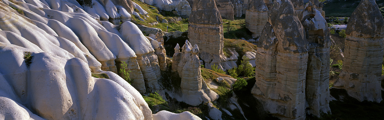 #070189-3 - Eroded Tufa Formations in Love Valley, near Goreme, Cappadocia, Turkey