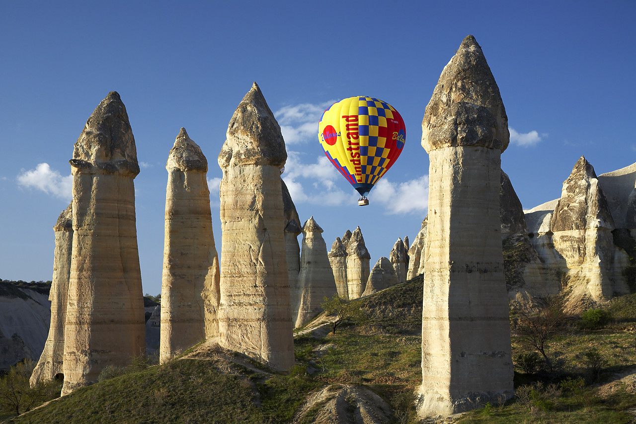 #070194-1 - Hot Air Balloons & Fairy Chimneys in Honey Valley, near Goreme, Cappadocia, Turkey
