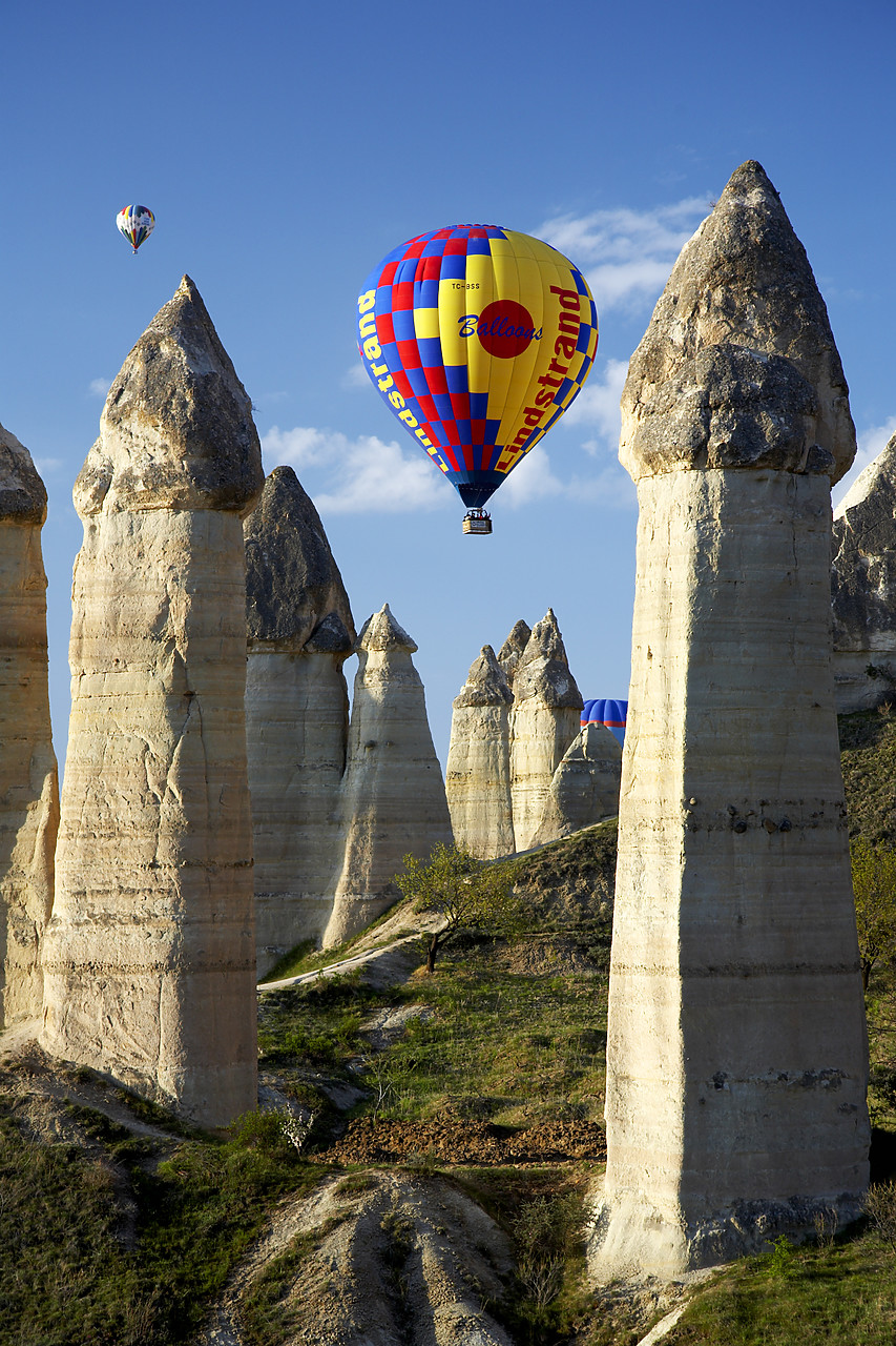 #070195-1 - Hot Air Balloons & Fairy Chimneys in Honey Valley, near Goreme, Cappadocia, Turkey