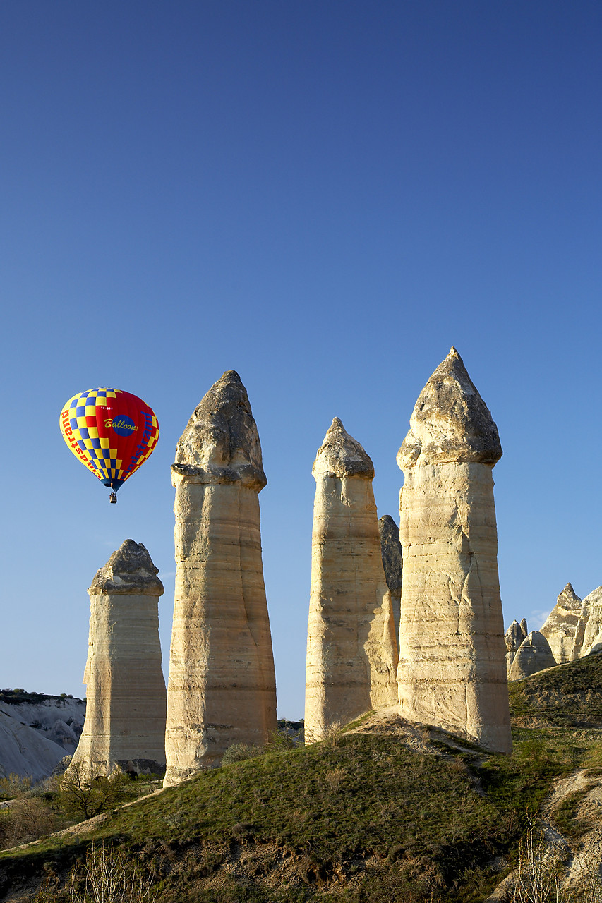 #070196-1 - Hot Air Balloons & Fairy Chimneys in Honey Valley, near Goreme, Cappadocia, Turkey