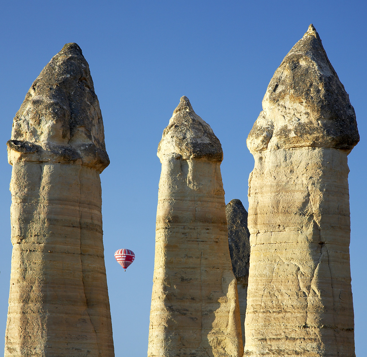 #070197-2 - Hot Air Balloons & Fairy Chimneys in Honey Valley, near Goreme, Cappadocia, Turkey