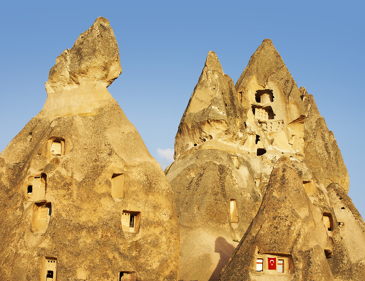 #070226-1 - Stone Houses, Uchisar, Cappadocia, Turkey