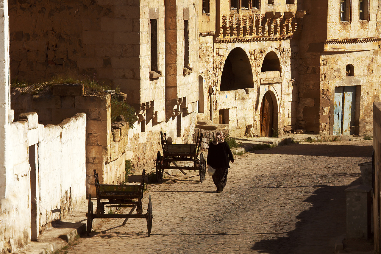 #070233-1 - Street Scene, Uchisar, Cappadocia, Turkey