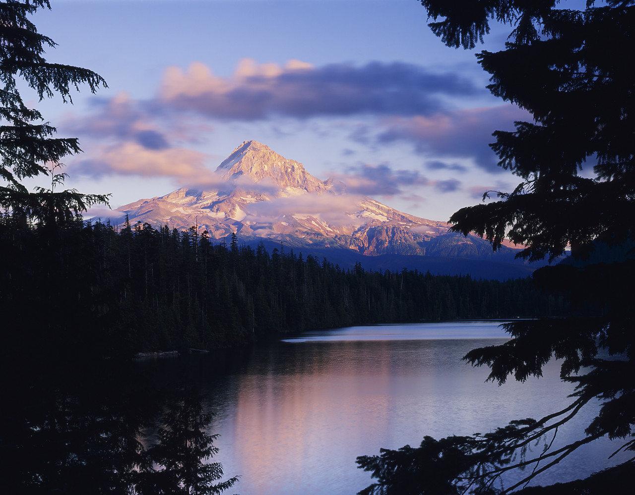 #070345-1 - Mt. Hood Reflecting in Lost Lake, Columbia Gorge, Oregon, USA