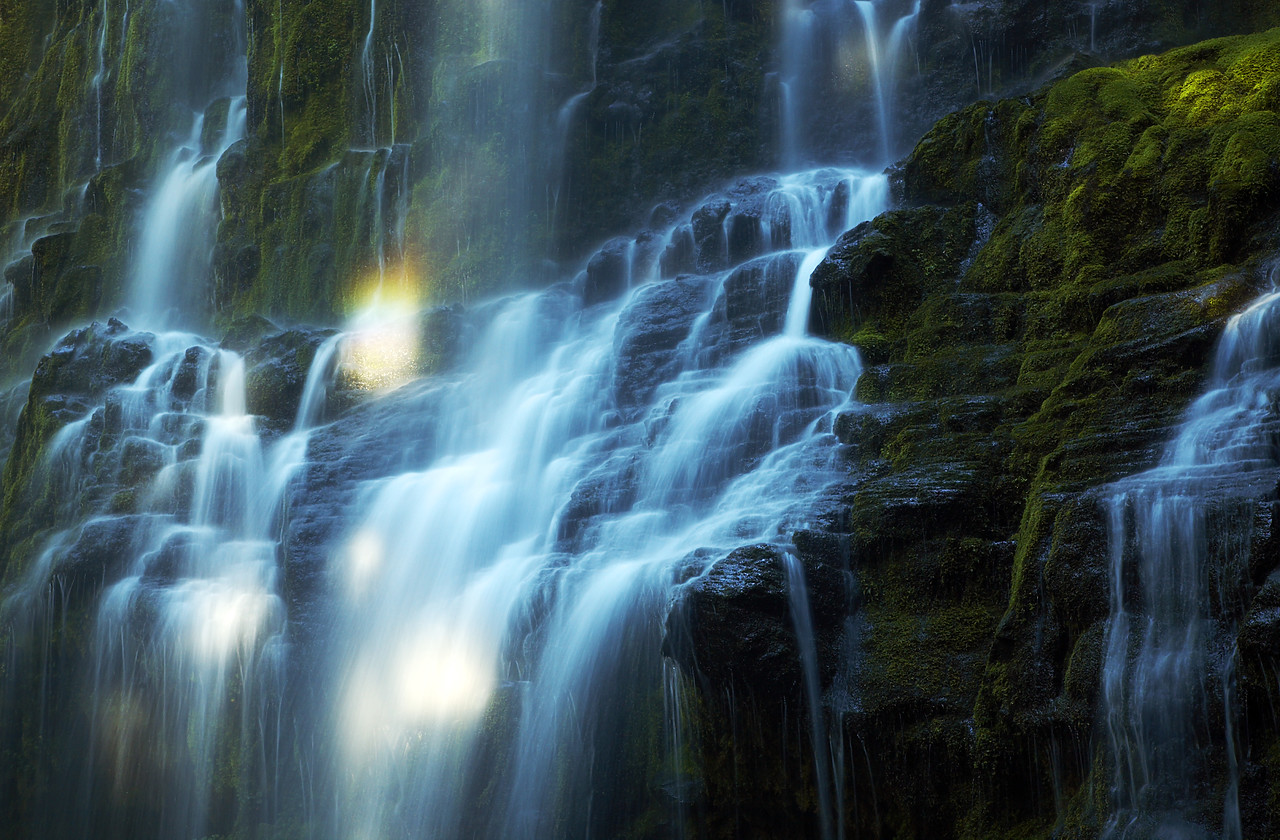 #070355-1 - Proxy Falls, Three Sisters Wilderness Area, Oregon, USA