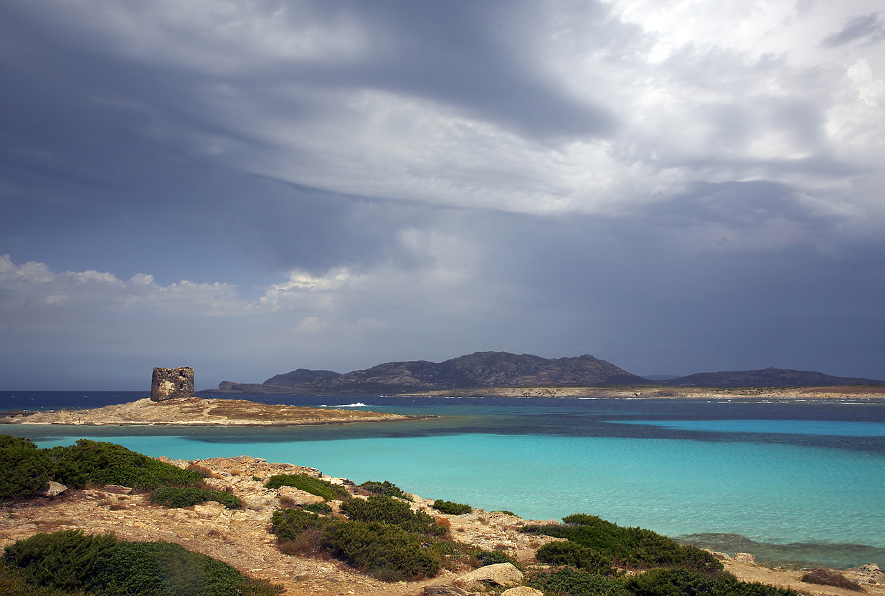 #080211-1 - La Torre della Pelosa, near Stintino, Sardinia, Italy