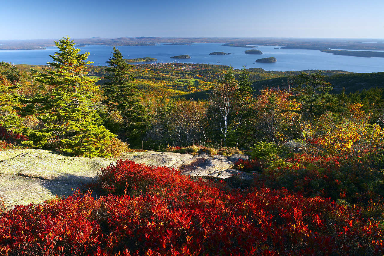 #080291-1 - View from Cadillac Mountain in Autumn, Acadia National Park, Maine, USA