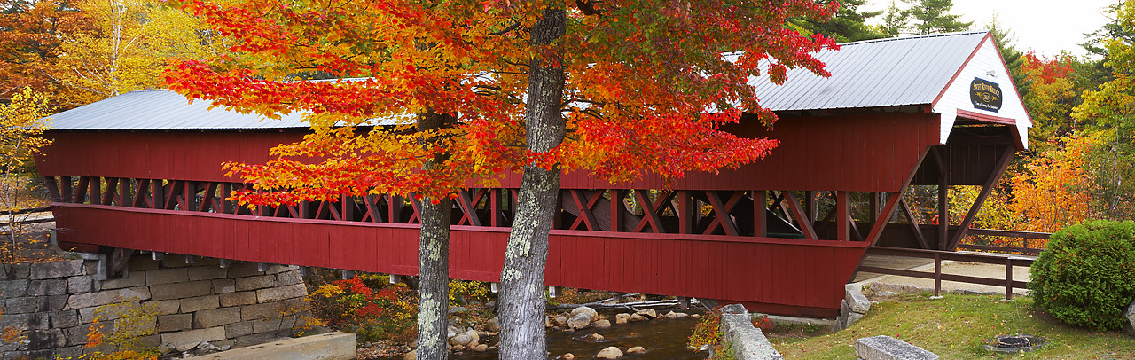 #080323-1 - Swift River Covered Bridge, Conway, New Hampshire, USA