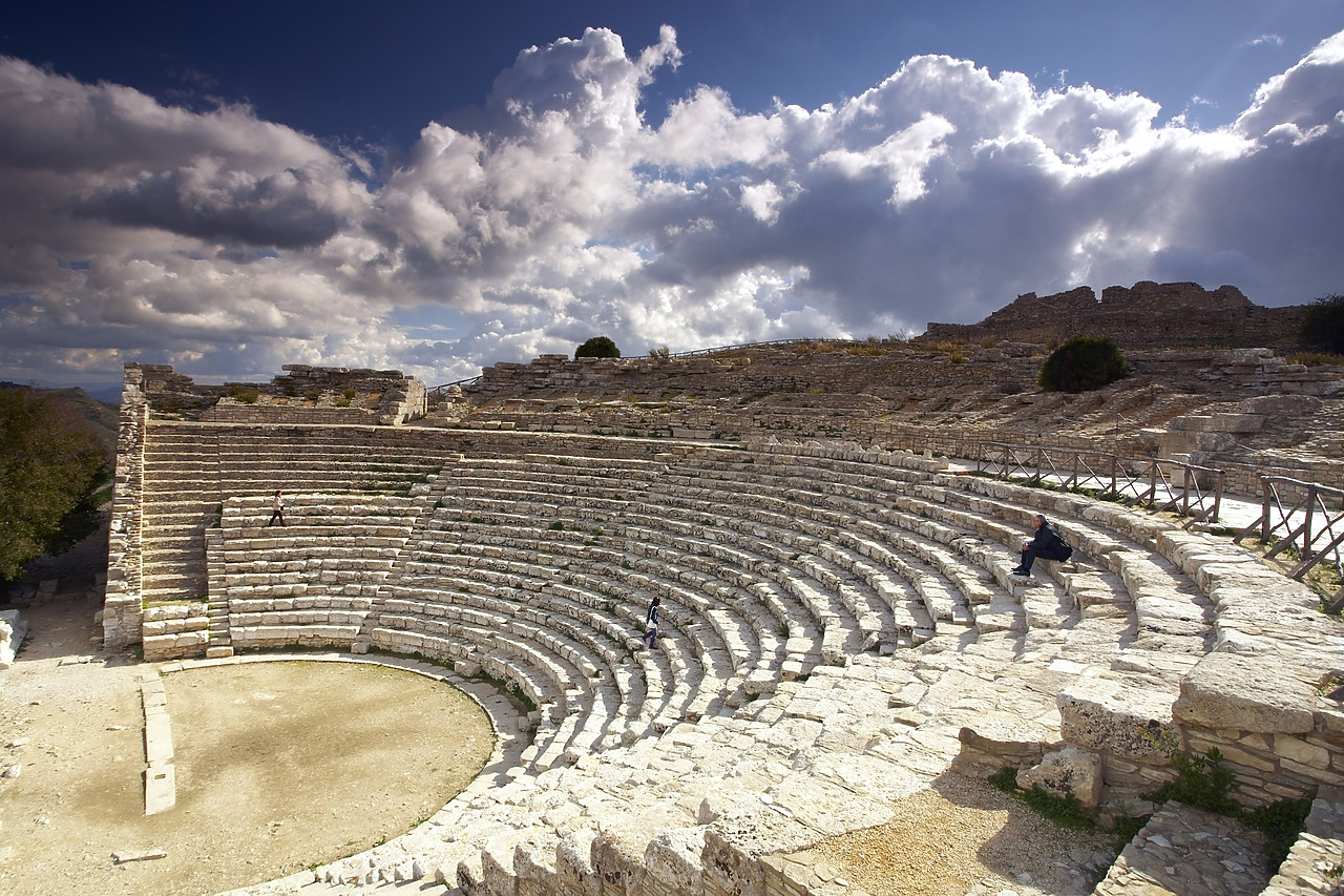 #080410-1 - Greek Amphitheatre, Segesta, Sicily, Italy