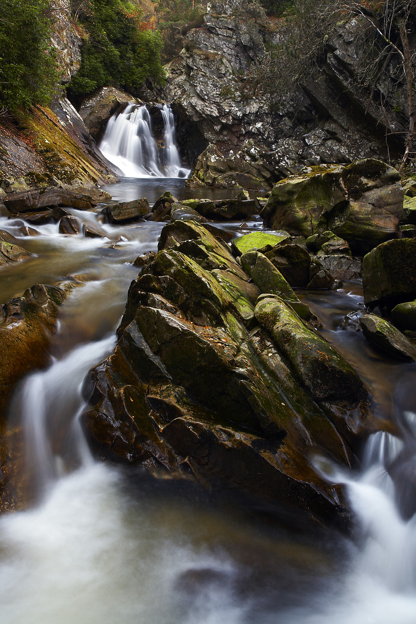 #080489-1 - Falls of Bruar, Glen Bruar, Tayside Region, Perthshire, Scotland