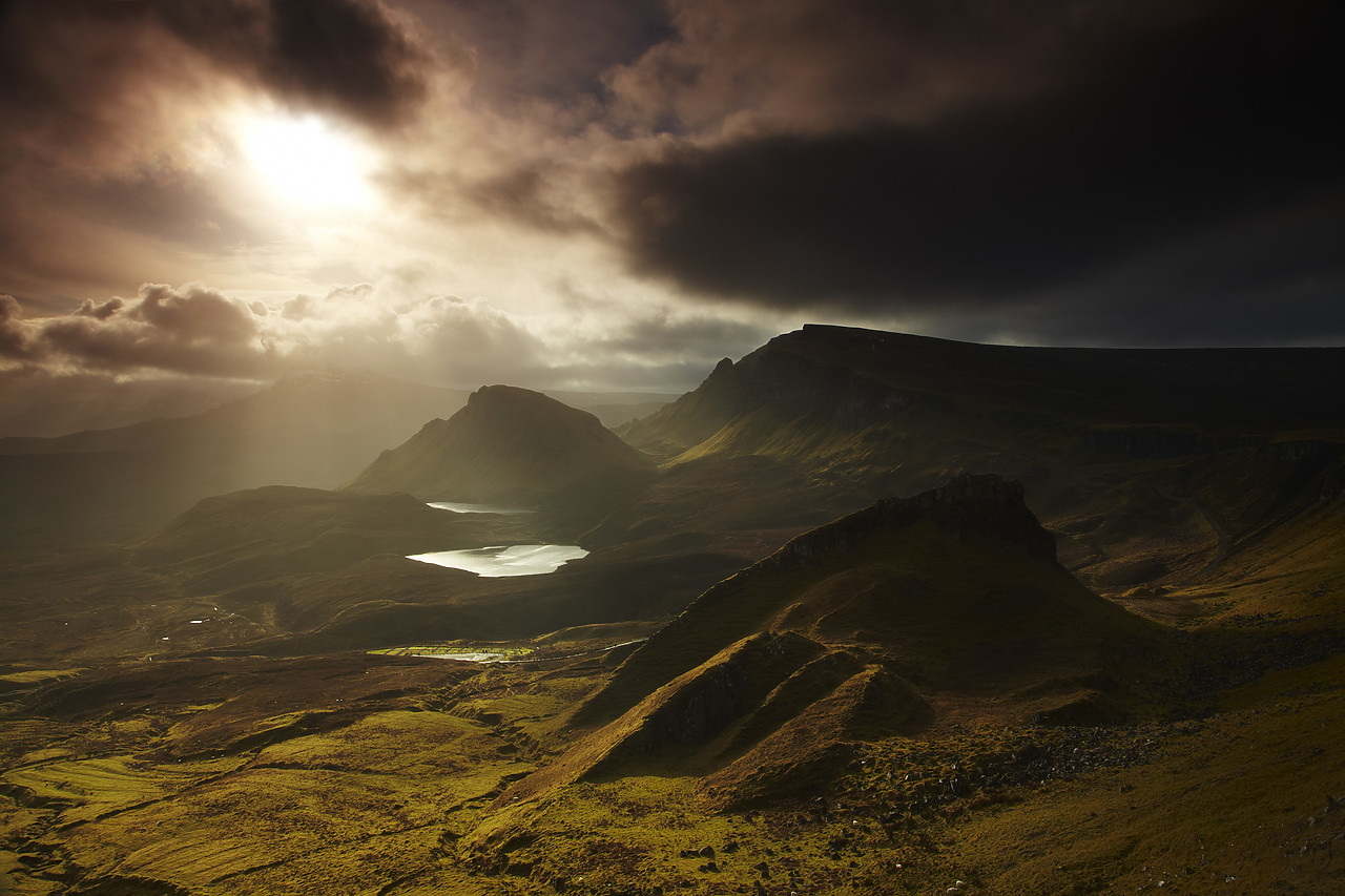 #090004-2 - Dawn on the Trotternish, near The Quirang, Isle of Skye, Highland Region, Scotland