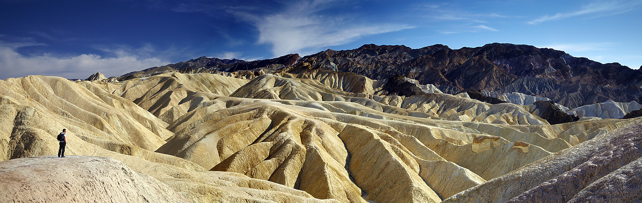#090011-3 - View over The Manifold, Death Valley National Park, California, USA