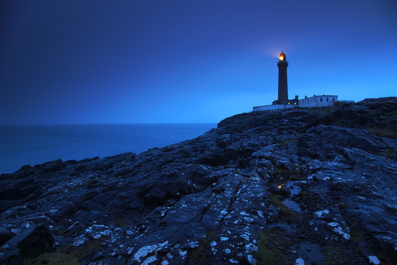 #090239-1 - Ardnamurchan Lighthouse at Night, Highland Region, Scotland