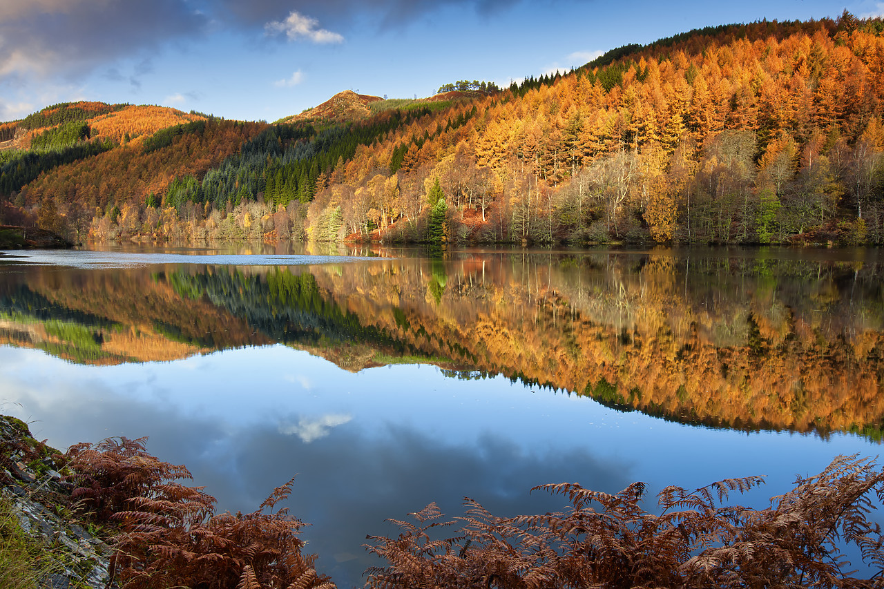 #090263-1 - Loch Tummel Reflections, Tayside Region, Scotland