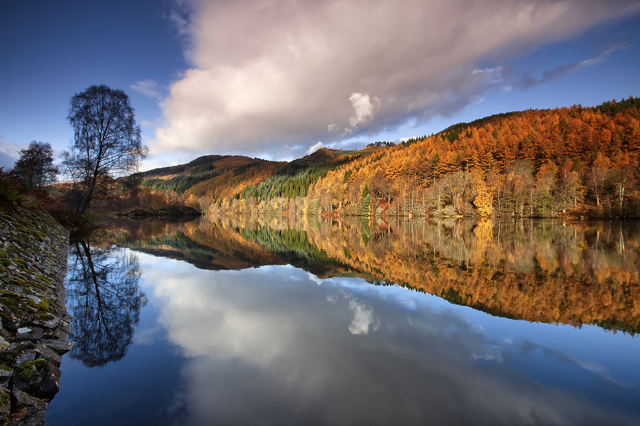 #090266-1 - Loch Tummel Reflections, Tayside Region, Scotland