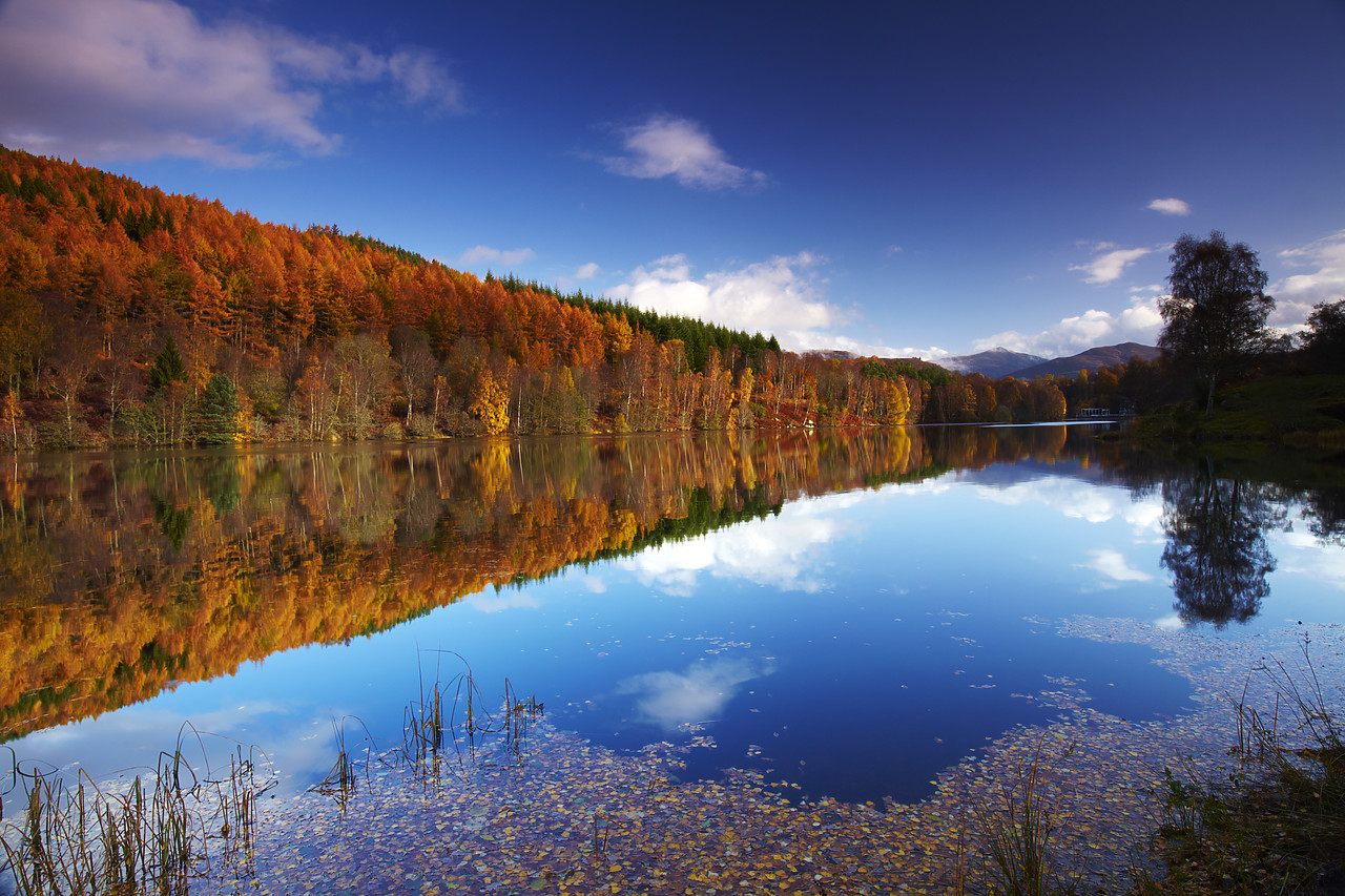 #090267-1 - Loch Tummel Reflections, Tayside Region, Scotland