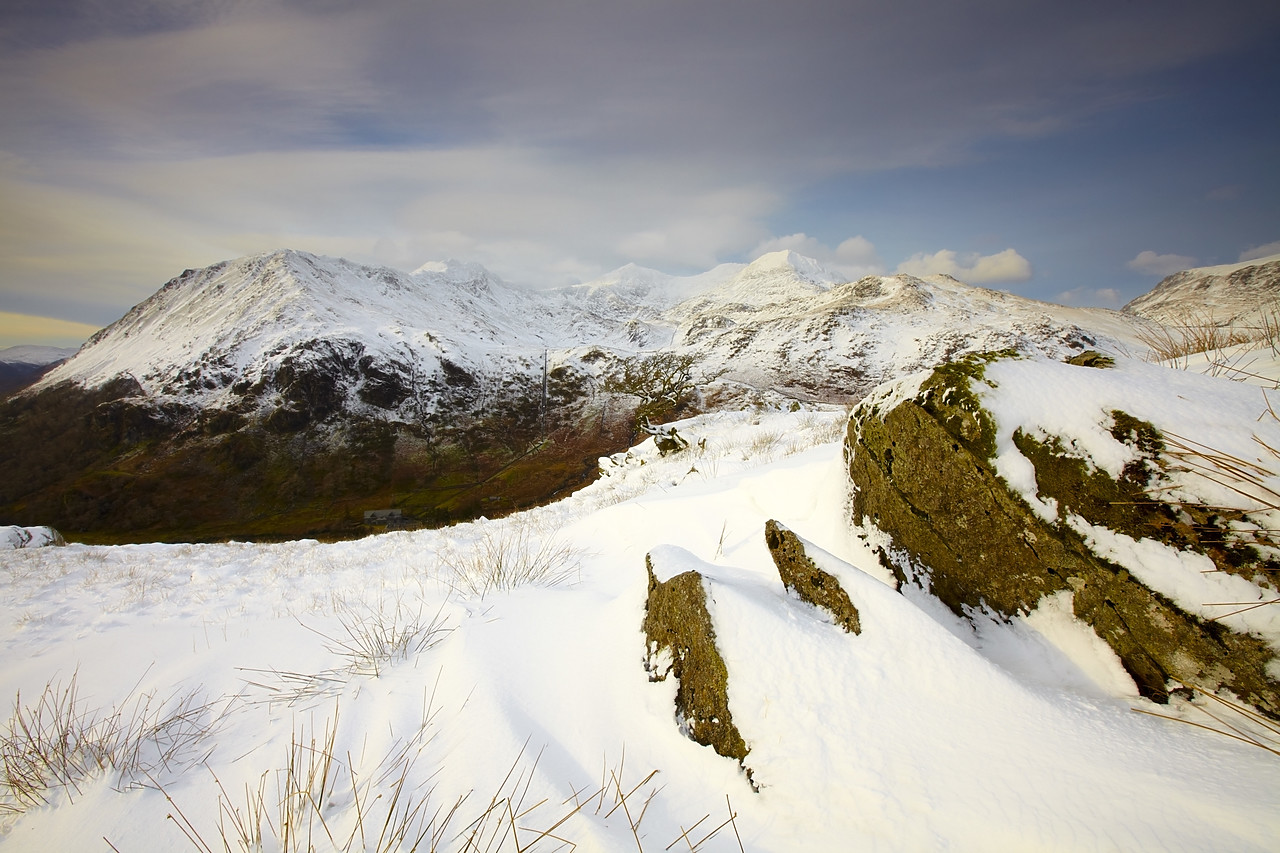 #100012-1 - Mt. Snowdon in Winter, Snowdonia National Park, Gwynedd, Wales