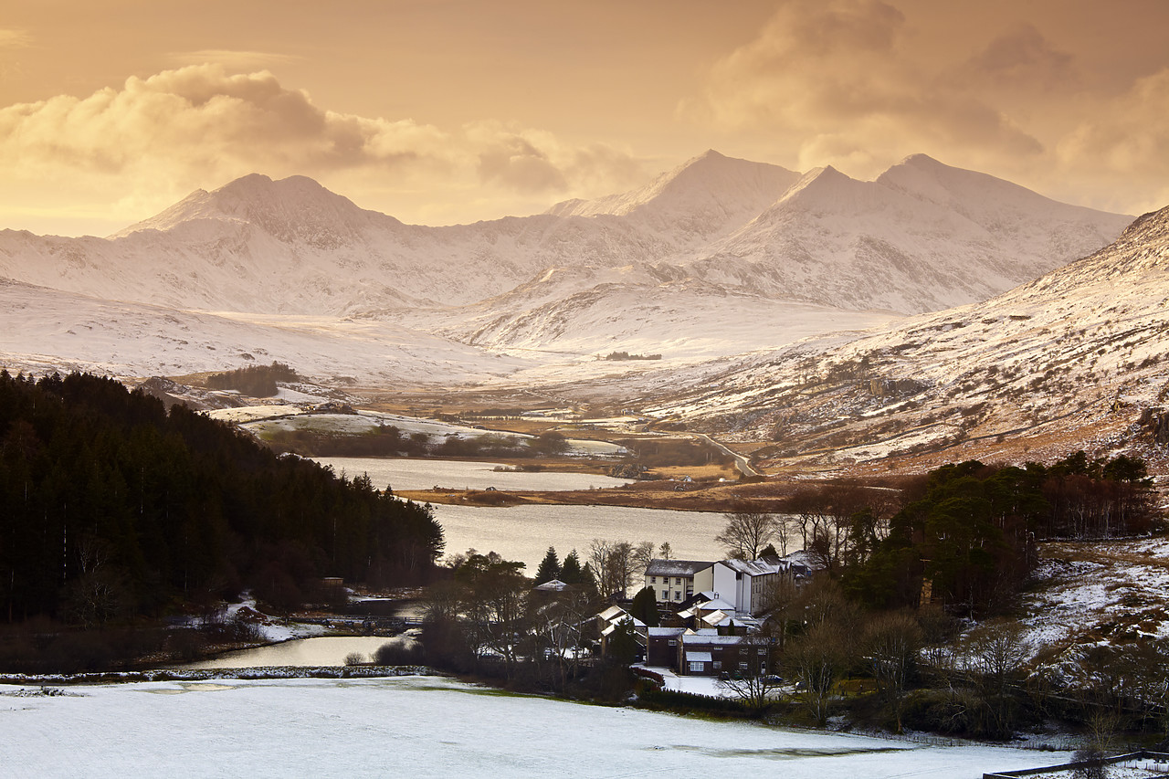 #100014-1 - Mt. Snowdon in Winter, Snowdonia National Park, Gwynedd, Wales