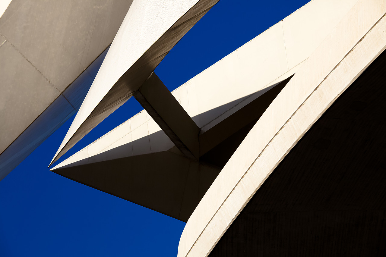#100029-1 - Architectural Abstract, City of Arts & Sciences, Valencia, Spain