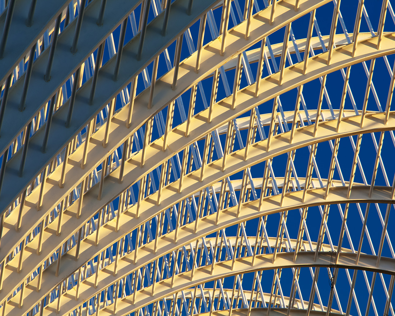 #100030-1 - Architectural Abstract, City of Arts & Sciences, Valencia, Spain