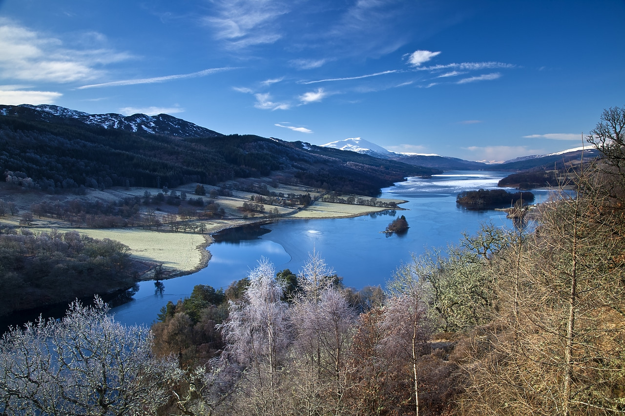 #100047-1 - Queens View in Winter, Tayside Region, Scotland