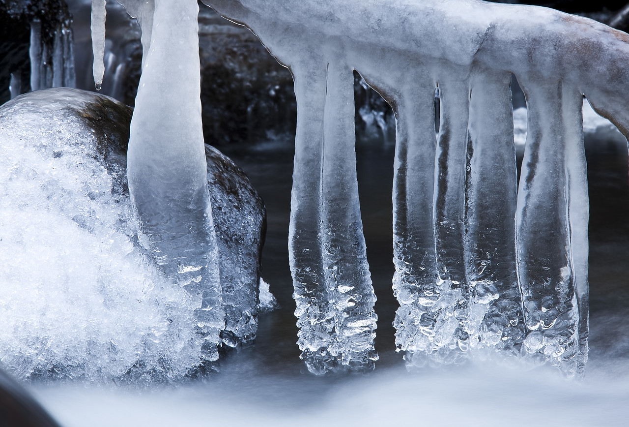 #100049-1 - Ice Formations, The Birks of Aberfeldy, Tayside Region, Scotland