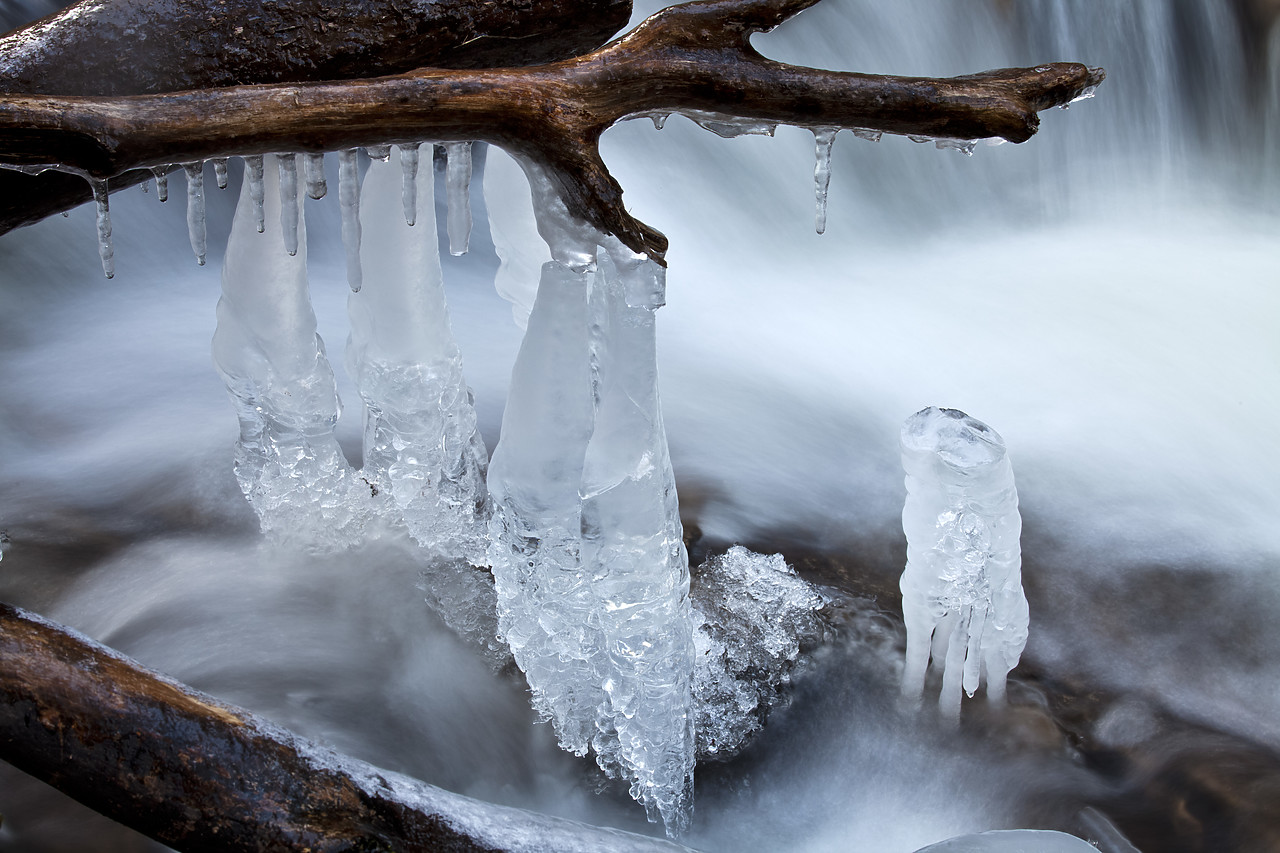 #100050-1 - Ice Formations, The Birks of Aberfeldy, Tayside Region, Scotland