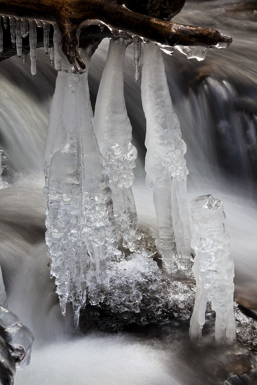 #100051-1 - Ice Formations, The Birks of Aberfeldy, Tayside Region, Scotland