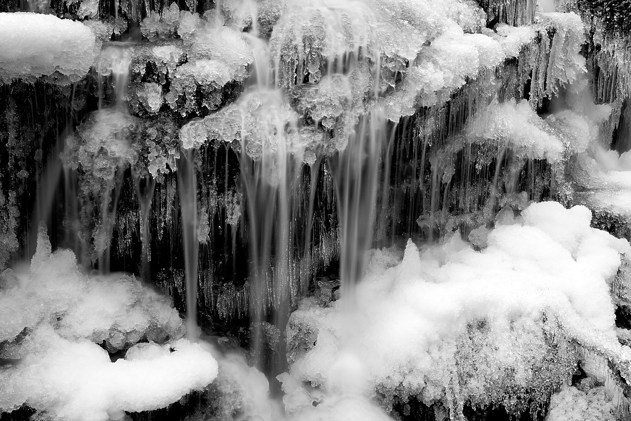 #100052-1 - Ice Formations, The Birks of Aberfeldy, Tayside Region, Scotland