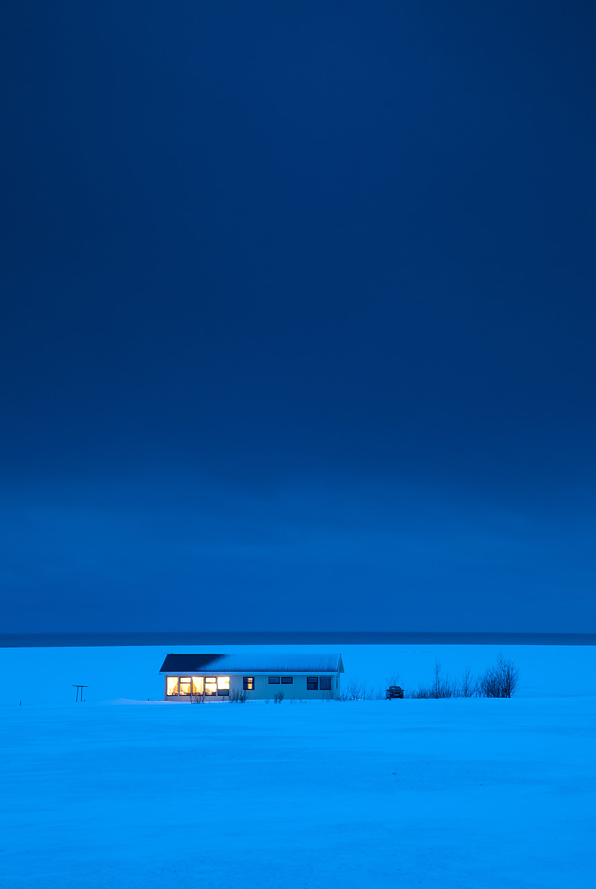 #100096-1 - Remote House in Winter, Iceland