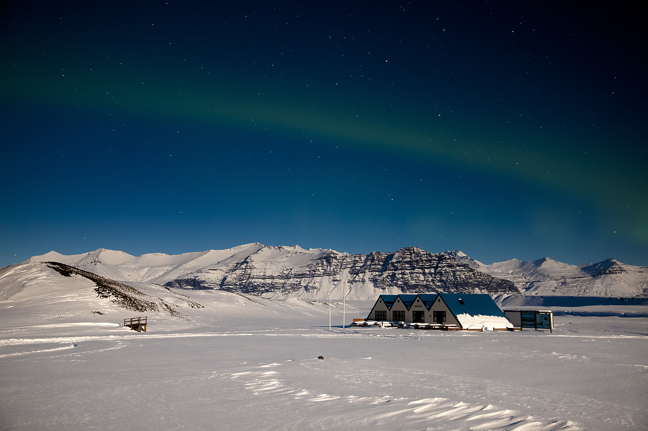 #100100-1 - Northern Lights at Jškuls‡rl—n, Iceland