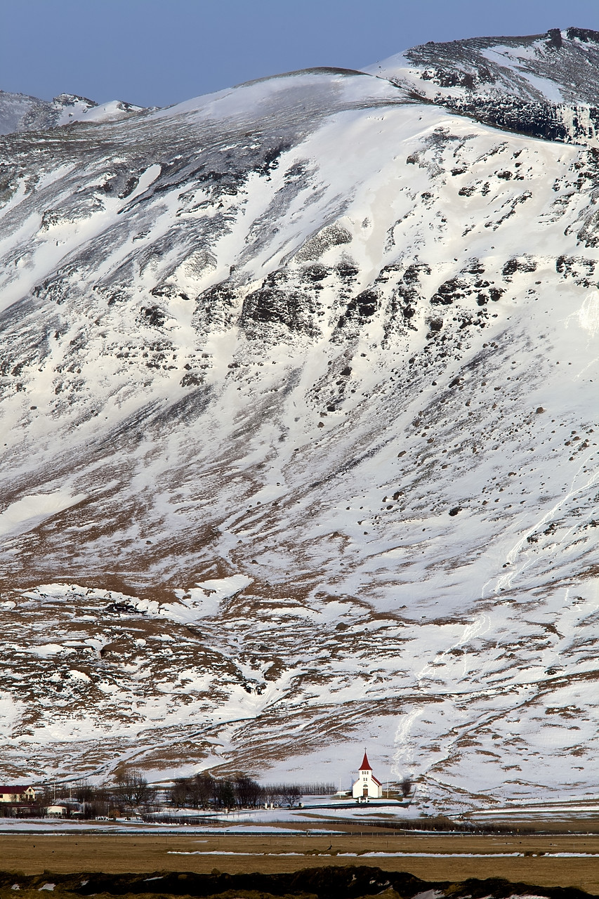 #100123-1 - Church in Winter, Iceland