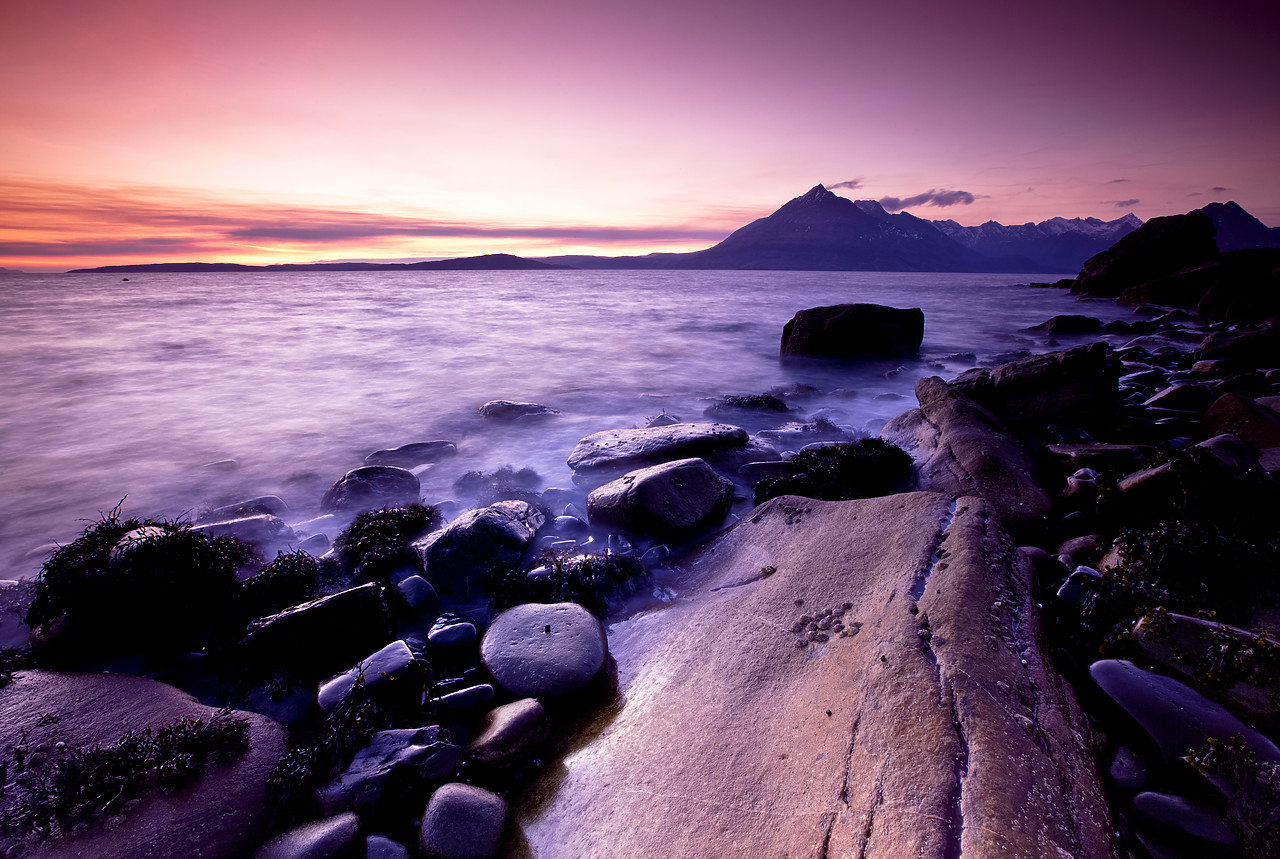#100150-1 - Sunset at Elgol, Isle of Skye, Highland Region, Scotland